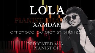 Xamdam Sobirov  Lola  piano tutorial  karaoke  PIANIST SHAHZOD [upl. by Donela]