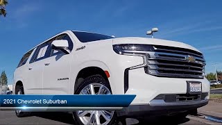 2021 Chevrolet Suburban High Country Sport Utility Roseville Sacramento Folsom Chico Yuba City [upl. by Fitzger]