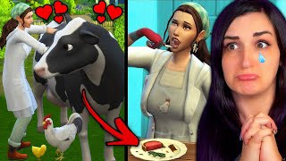 The Sims 4 but I EAT ALL THE ANIMALS [upl. by Sivrad292]