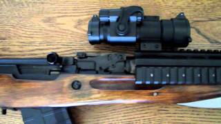 Russian SKS SOCOM TriRail M3 Aimpoint Clone [upl. by Akerehs805]