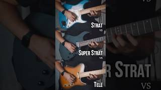 Strat vs Super Strat vs Tele [upl. by Obidiah371]