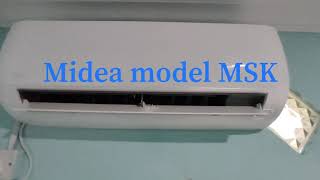 MIDEA Aircond model MSK  General Cleaning Tutorial [upl. by Gere426]