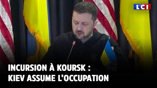 Incursion à Koursk  Kiev assume l’occupation [upl. by Anihcak217]