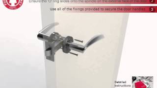 How to fit Arc Push Button Privacy handles [upl. by Gunther]