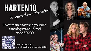 HARTEN 10 amp piratenvrienden  livestream show [upl. by Adnarim942]