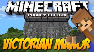 Beautiful Victorian Manor  Minecraft Pocket Edition [upl. by Meehahs]