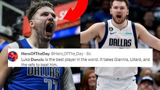 NBA FANS REACT TO LUKA DONCIC VS MILWAUKEE BUCKS  LUKA DONCIC REACTIONS [upl. by Alian810]