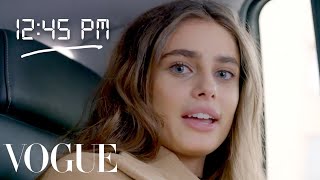 How Taylor Hill Gets Runway Ready  Diary of a Model  Vogue [upl. by Lynelle694]