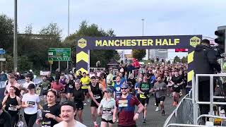 Manchester Half Marathon Purple Wave Start 13 October 2024 an amazing sight… [upl. by Gottwald840]