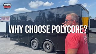 Why choose Polycore Exterior on Enclosed Cargo Trailers [upl. by Neerroc]