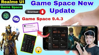 Realme Game Space New Update  943 version game space  SmartTech238 [upl. by Akahs]