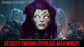 Darksiders 3 Ending  SPOILER WARNING Secret Ending [upl. by Atimad]