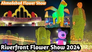 Riverfront Flower Show 2024 l Ahmedabad Riverfront Flower Show 2024 l Timing Entry Fees [upl. by Aseena]