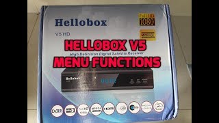 Hellobox V5 HD Menu Functions [upl. by Fafa281]