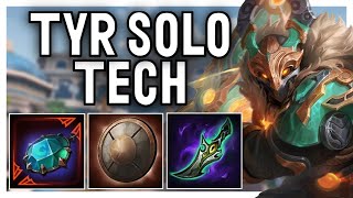 THE SAFEST SOLO LANER  Tyr Solo Ranked Conquest [upl. by Galen]