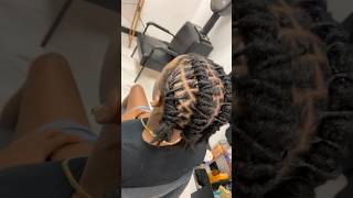 Barrel twist loc style 🔥 locstyles [upl. by Mcquillin]