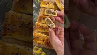 Recette la pâte feuilletée avec la viande hachée  simple recette pour le soir [upl. by Rubinstein]