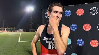 Casey Clinger Wins Track Fest Mens 10k [upl. by Ranilopa]