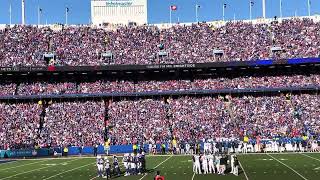 Buffalo Bills fans sing Mr Brightside 102024 [upl. by Robi]