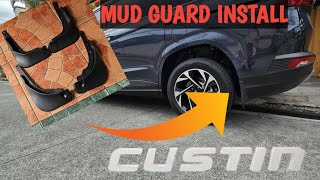 Hyundai Custin Mud Guard Install  DIY [upl. by Annenn]