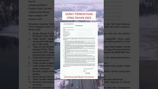 SURAT PERNYATAAN CPNS TAHUN 2023 [upl. by Odnam]