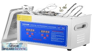 VEVOR Ultrasonic Cleaner with Digital Timer amp Heater Professional Ultra Sonic Jewelry Review [upl. by Ennoirb]