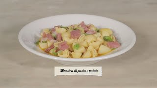 Minestra di Pasta e Patate  Le ricette del convento [upl. by Dutch]