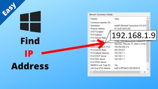 How to Find IP Address in Windows [upl. by Reeva]