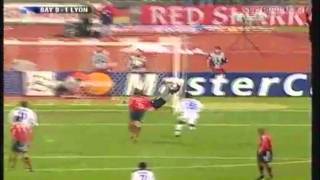 Juninho Free Kick vs Bayern amp Kahn Post Headbutt [upl. by Aymik]