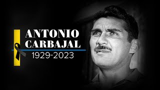 Muere Antonio Carbajal La Tota portero mexicano [upl. by Naryk]