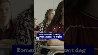 De zomervakantie begint dit schooljaar een dag later dan verwacht [upl. by Kare]