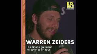 Warren Zeiders  Tour Milestones [upl. by Lennahc510]