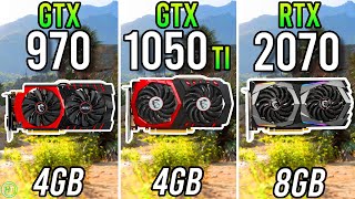 GTX 970 vs GTX 1050 Ti vs RTX 2070  Tested in 2023 [upl. by Cowles]