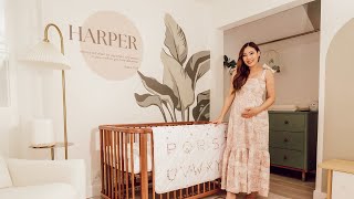 🦒 My Peaceful Nursery Tour  Setting up a SafariThemed Nursery for My Baby [upl. by Scrivings]