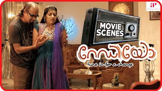 Radio Malayalam Movie  Iniya  Sarayu Mohan  Nishan gives advice to Sarayu [upl. by Asilef]