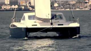 Broadblue Rapier 400 Catamaran video tour [upl. by Ramsay]