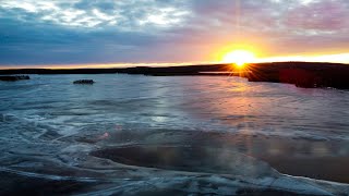 Early Winter in Rovaniemi  4K Scenic Drone Footage [upl. by Dorwin]