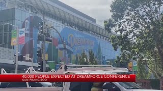 40000 people expected at Dreamforce Conference in San Francisco [upl. by Iy]