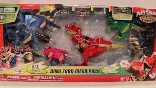 Dino Zord Mega Pack Review Power Rangers Dino Charge [upl. by Kablesh]