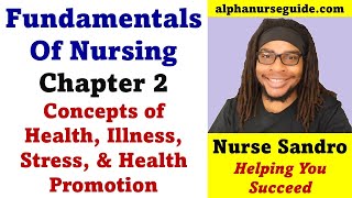 Fundamentals Of Nursing For LPN  LVN Chapter 2  Concepts of Health Illness amp Stress  LPN Class [upl. by Tymes455]