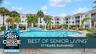 The Carlisle Naples Wins Best of Senior Living 17 Years Running [upl. by Aeslek]