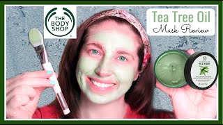 The Body Shop Tea Tree Skin Clearing Clay Face Mask Review [upl. by Hirza869]