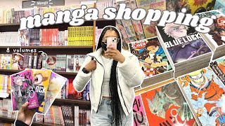 manga shopping with me 🛒  barnes amp noble  booksamillion haul ✩‧₊˚ [upl. by Ahserak847]