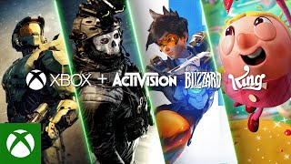 Activision Blizzard King Joins Xbox  Official Trailer [upl. by Nylesoj958]