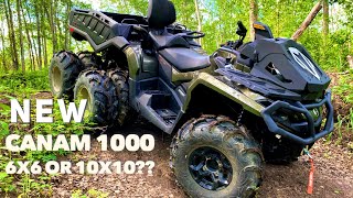 Brand New CanAm 6x6 1000 Review [upl. by Ahsikit]