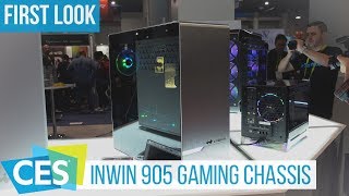 In Win 905 Gaming Case First Look CES2019 [upl. by Neimad922]