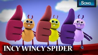 Incy Wincy spider  rhymes for babies English with lyrics  JIMMI CHOON CHOON [upl. by Adnavoj]