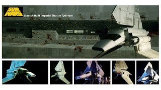 Star Wars Diorama  375 Scratch Built Imperial Shuttle Tydirium Part 02 [upl. by Esinyt]