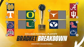 CFP Rankings Released Breaking down the 12team bracket from Week 12 [upl. by Locin114]