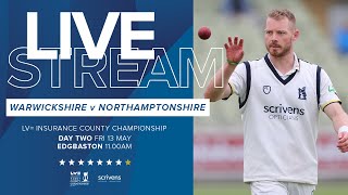 🔴 LIVE  Warwickshire vs Northamptonshire  County Championship  Day Two [upl. by Aelahc658]